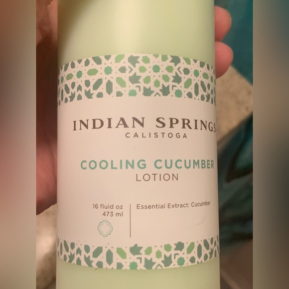 New Cooling cucumber lotion by Indian Springs Calistoga. 16 oz. - Picture 6 of 6